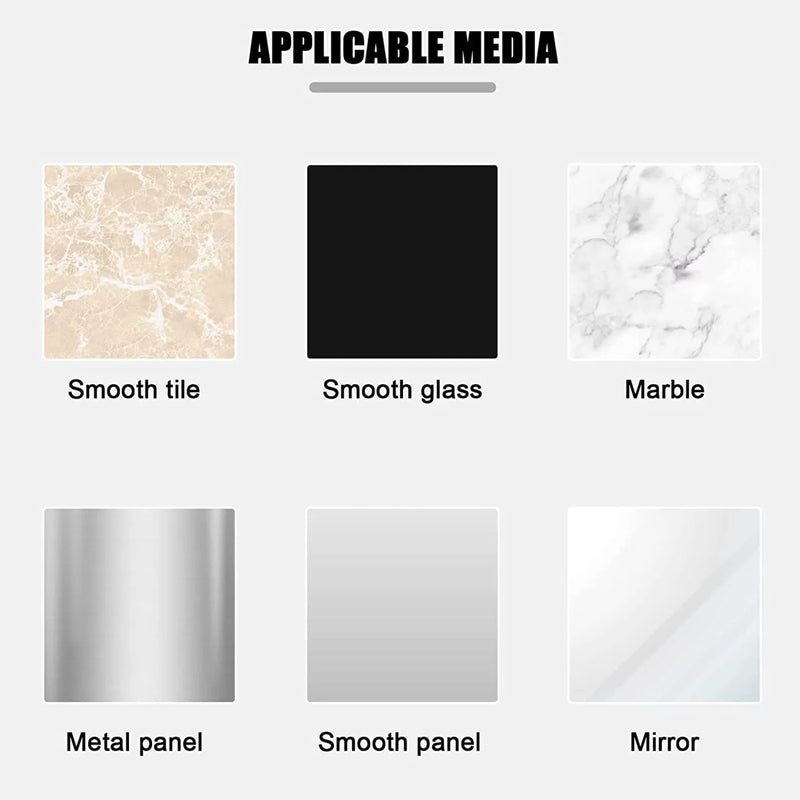 Ganchos de ventosa - Fijación sólida sin perforación